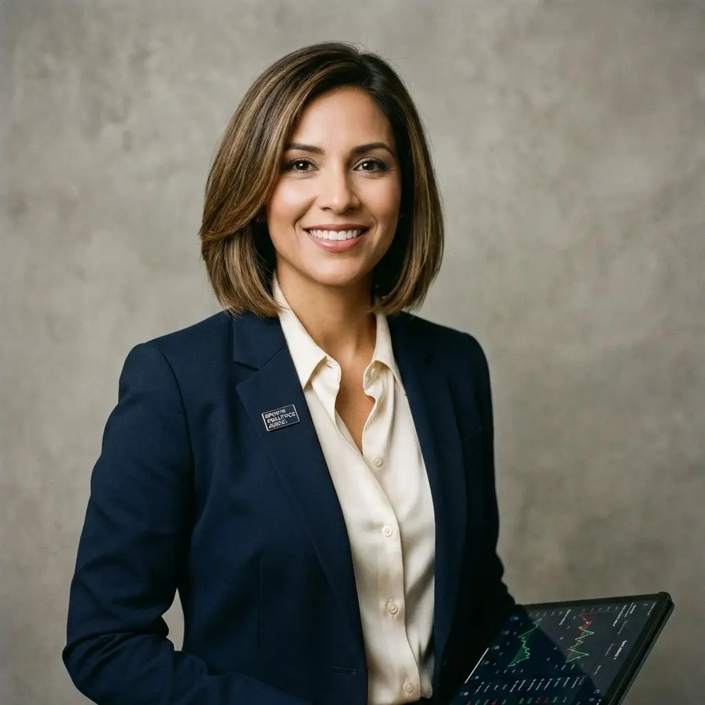 Retrato profesional de Suswati Basu, experta en apuestas deportivas