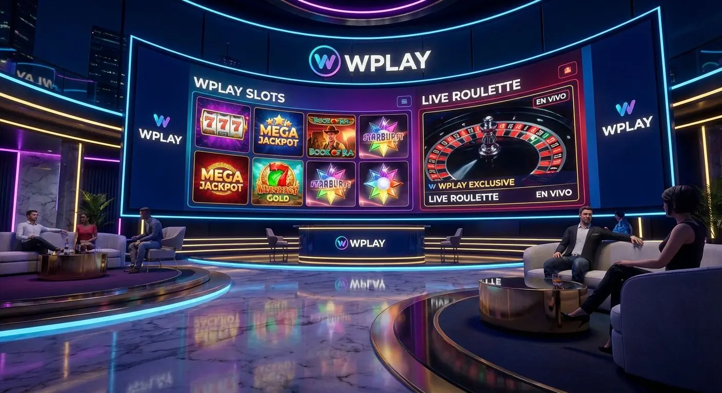 Selección principal de juegos en el lobby de casino Wplay online