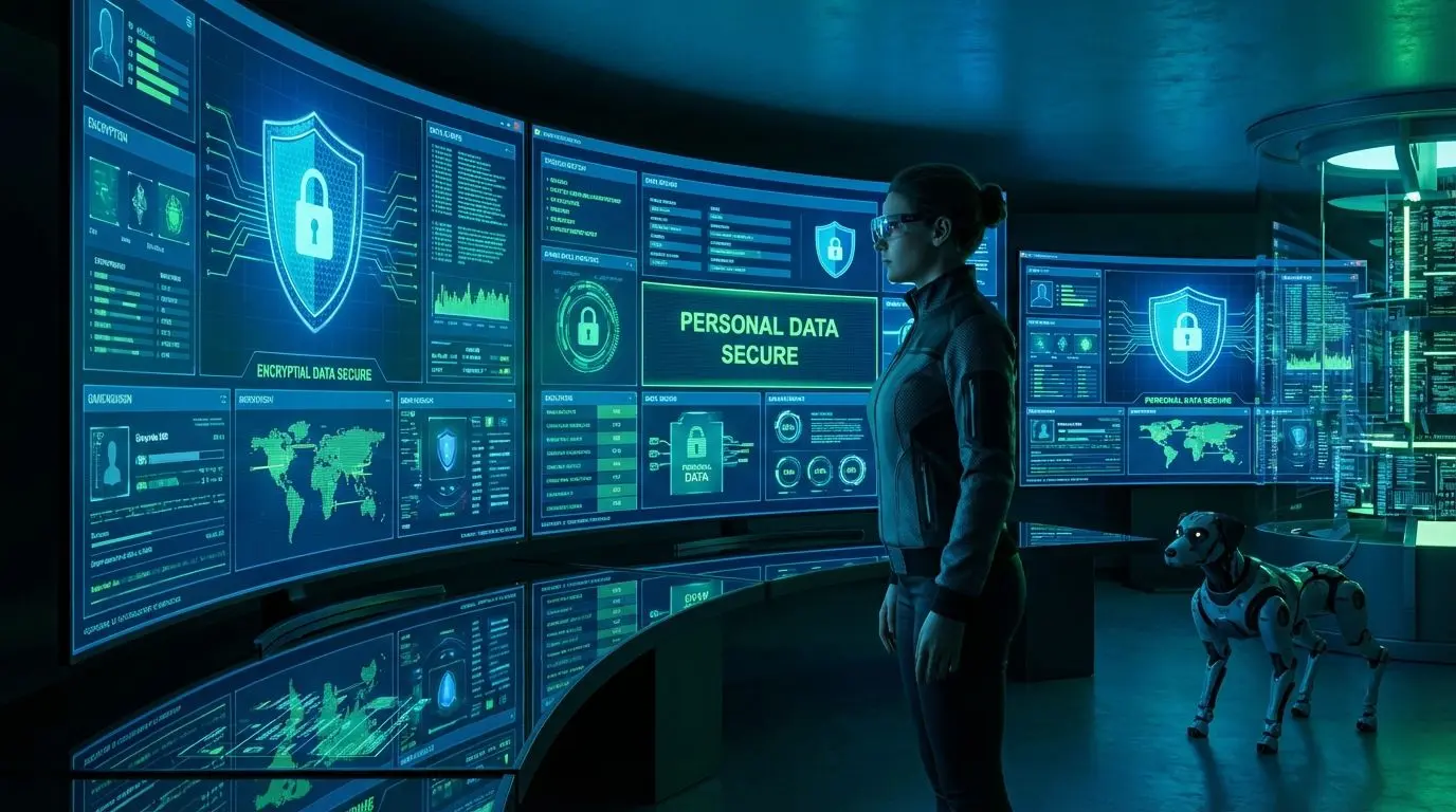 Seguridad digital en Wplay: profesional revisando protección de datos en ambiente confiable