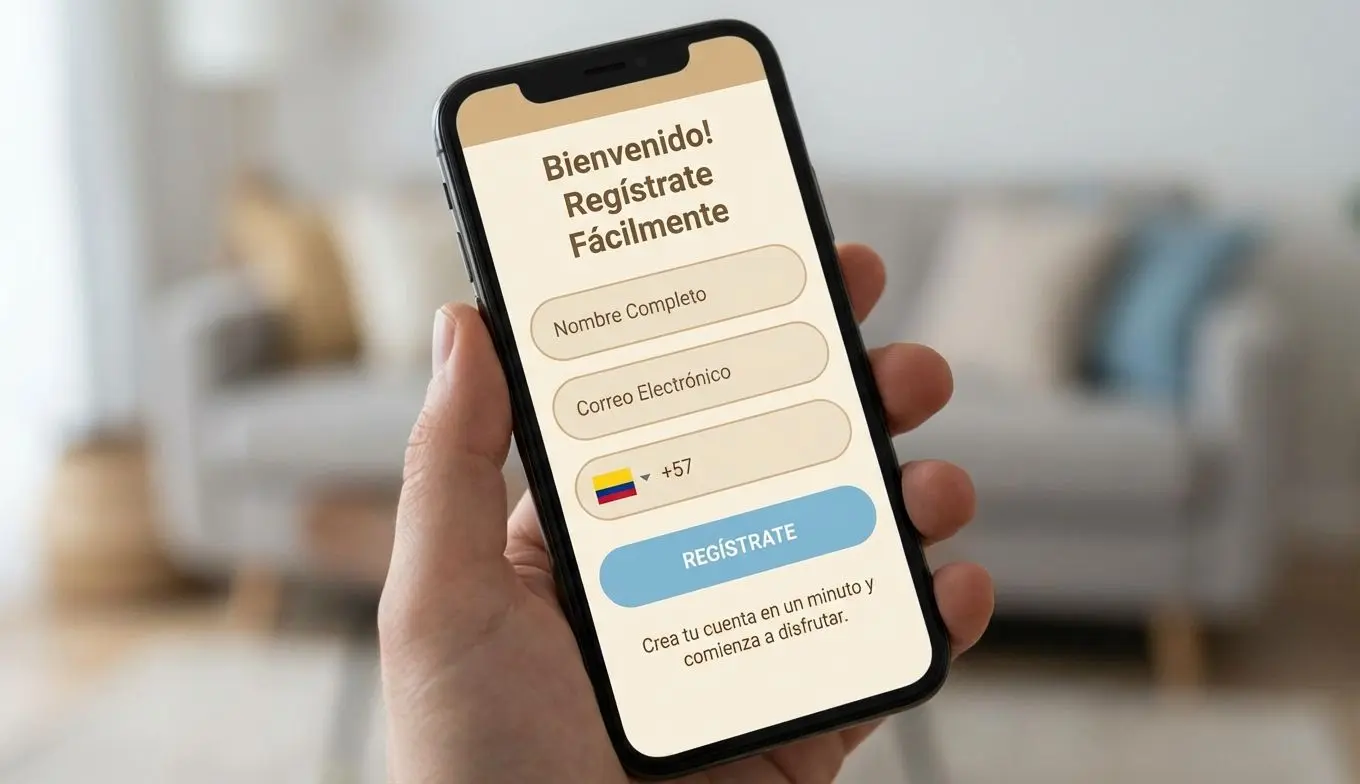 Guía visual de registro y juego en tragamonedas Wplay paso a paso para usuarios colombianos